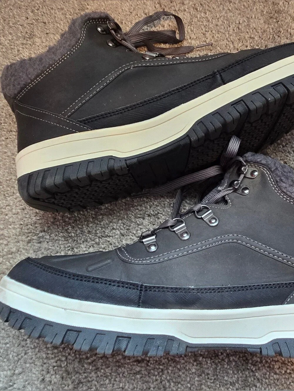 Men's Weatherproof Slope Sneaker Boots - Gray - Size 10